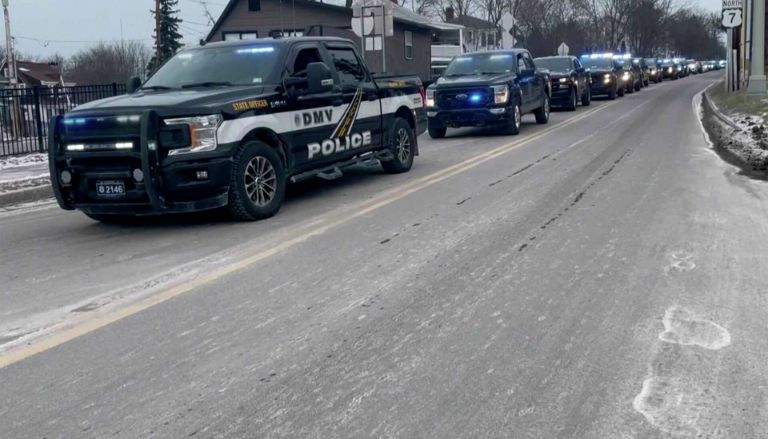 Fallen U.S. Border Patrol Agent Honored with Hearse Escort to Vermont Funeral Home