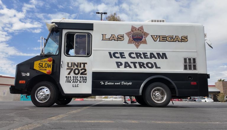 Las Vegas ice cream truck was confused for an ICE car. The driver said, I'm just an ice cream man, nothing more