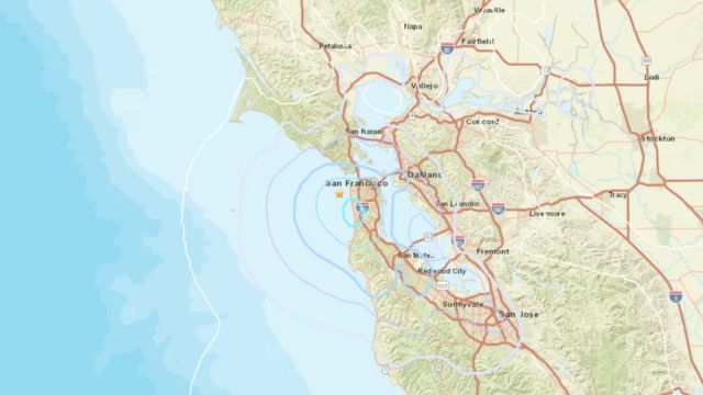 Usgs Says a 3.7-magnitude Earthquake Shakes San Francisco and the Bay Area