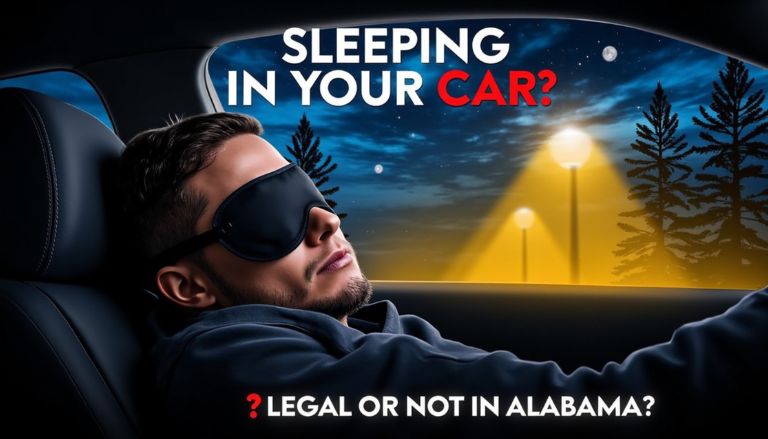 Is It Legal to Sleep in Your Car in Alabama Here’s What You Need to Know
