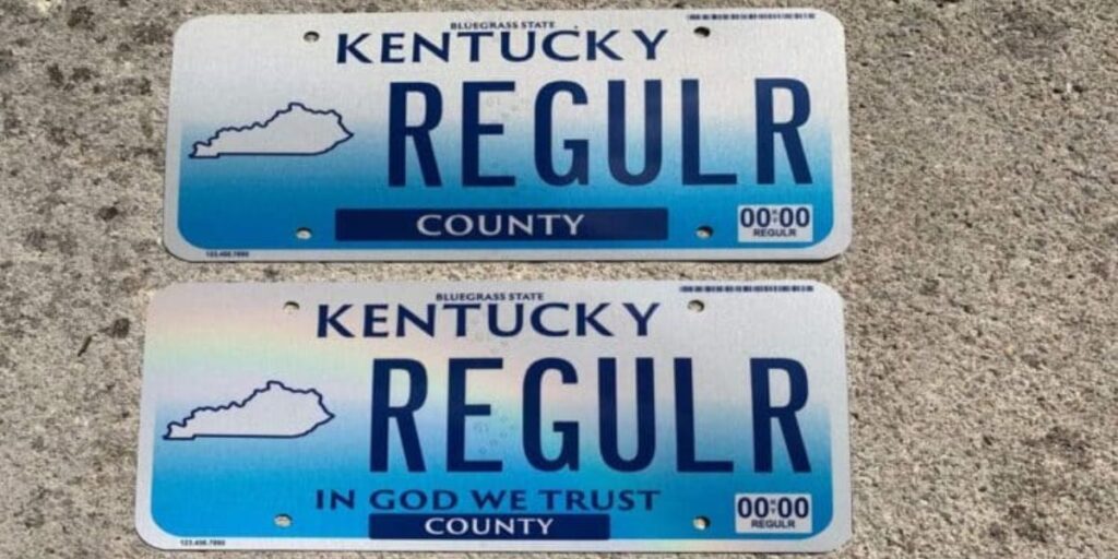 Kentucky Rejects Some License Plates – Make Sure Yours Is Approved or Risk a Fine