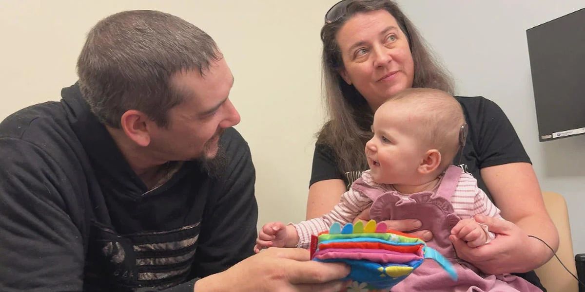 Massachusetts Baby Experiences First Sound – Hears Parents’ Voices After Being Born Deaf