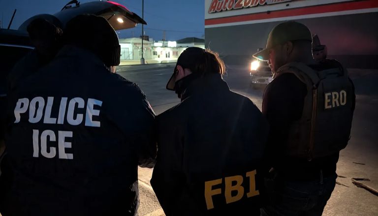 Photos Illegals receive more than they bargained for as FBI joins Trump DHS' criminal immigrant crackdown