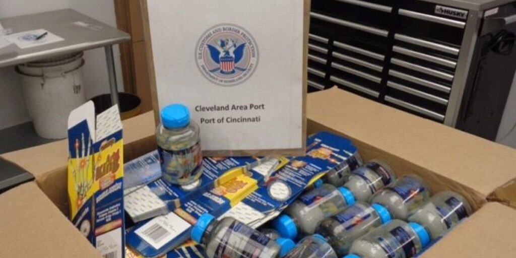 Customs Agents Seize 102,000 Banned Pills in Cincinnati, Preventing Potential Crisis